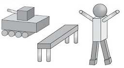Hình bên được ghép từ:  .... khối lập phương.  .... khối hộp chữ nhật. (ảnh 1)