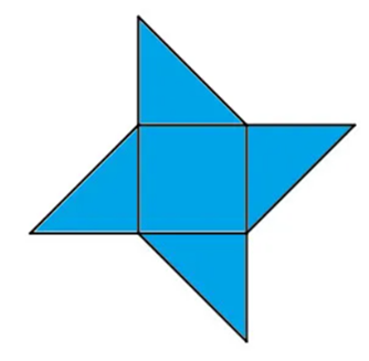 Hình vẽ dưới đây được tạo thành từ bao nhiêu tam giác?   A. 3 hình	B. 4 hình	C. 5 hình	D. 6 hình (ảnh 1)