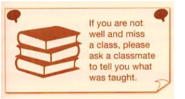 Who is the message for?   A. Pupils who don't study well. B. Pupils who don't like to help their friends. C. Pupils who don't have classmates D. Pupils who are sick. (ảnh 1)