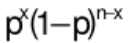 Biến ngẫu nhiên X tuân theo luật phân phối nhị thức: X ∼ B(n,p). P(X = x), với 0 ≤ x ≤ n, bằng:A. xp B. xnpC. D. Đáp án:Chọn đáp án D. (ảnh 1)