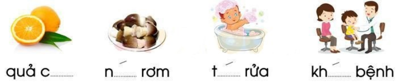 Điền vào chỗ trống am/ âm/ ăm  (ảnh 1)