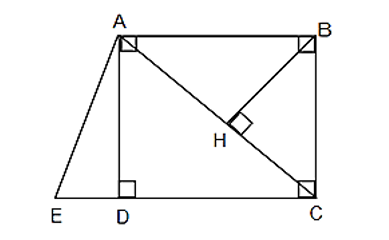 Hình bên có mấy cặp cạnh vuông góc là:   	A. 5 	B. 6	C. 7	D. 8 (ảnh 1)
