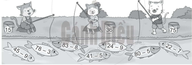 Bài 3 trang  vở bài tập Toán lớp 2 Tập 1: Nối mỗi phép tính với kết quả thích hợp: (ảnh 1)