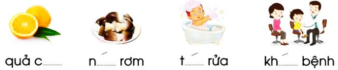 Điền vào chỗ trống am/ âm/ ăm  (ảnh 1)
