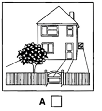 Which is the woman’s house? (ảnh 1)