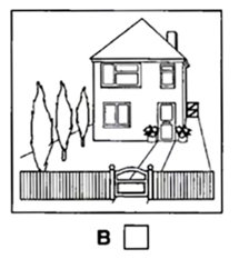 Which is the woman’s house? (ảnh 2)