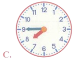 An được mẹ cho phép xem ti vi 30 phút. An bắt đầu xem ti vi lúc 19 giờ 15 phút. Đồng hồ nào dưới đây chỉ thời gian An cần tắt ti vi?   (ảnh 3)