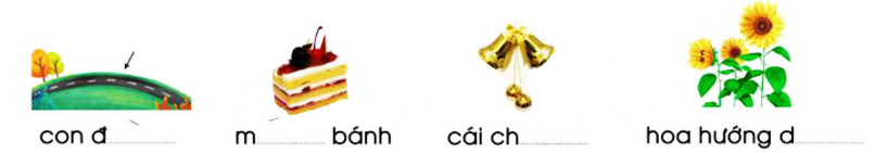  Điền vào chỗ trống iêng / uông / ương (ảnh 1)
