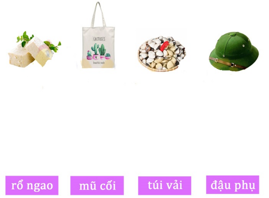 Em hãy nối các hình dưới đây với từ ngữ tương ứng (ảnh 1)