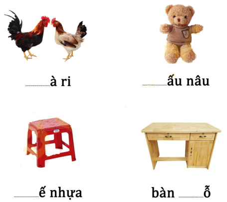 Điền vào chỗ trống g hoặc gh (ảnh 1)