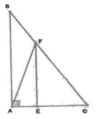 Cho tam giác ABC vuông ở A. Hai cạnh kề với góc vuông là AC dài 12cm và AB dài 18cm. Điểm E trên cạnh AC có AE = EC. Từ điểm E kẻ đường thẳng song song với AB cắt cạnh BC tại F. ( Học sinh xem hình vẽ) (ảnh 2)
