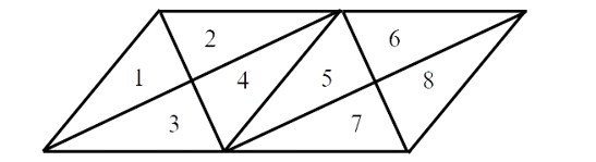 Hình vẽ dưới đây có:    	A. 3 hình bình hành.	B. 4 hình bình hành.	 (ảnh 2)