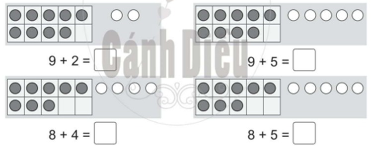 Bài 2 trang 17 vở bài tập Toán lớp 2 Tập 1: Tính: (ảnh 1)