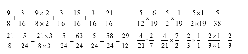 Tính (2 điểm)  9/8 + 3/16   5/12 x 6/19    (ảnh 2)