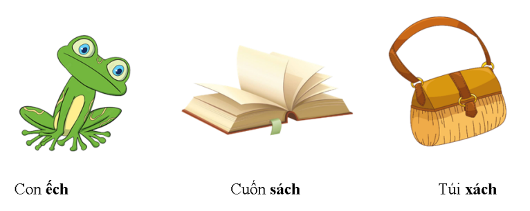 Tìm và viết từ thích hợp chứa vần ach hoặc êch vào chỗ chấm dưới mỗi tranh (ảnh 2)
