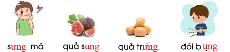 Điền vào chỗ trống ung / ưng (ảnh 2)