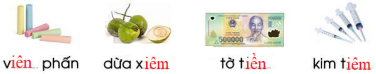 Điền vào chỗ trống iên / iêm (ảnh 2)
