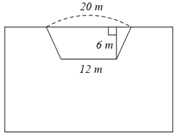 Tính diện tích mảnh đất và sân khấu. (ảnh 1)