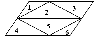 Hình vẽ bên có:     … hình bình hành  … hình thoi (ảnh 2)