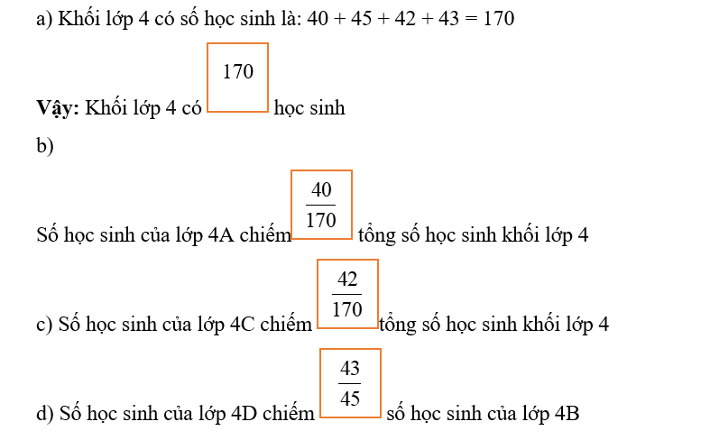 Khối lớp 4 có … học sinh (ảnh 3)