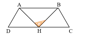 Em hãy chọn đáp án đúng nhấtABCHDABCHDĐoạn thẳng AH vuông góc với đoạn thẳng nào?D. AC (ảnh 1)