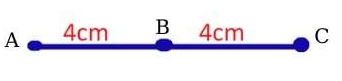 Trung điểm của đoạn thẳng là gì? (ảnh 1)