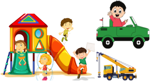 Cầu trượt ....  Máy cẩu đồ chơi ...  (ảnh 1)
