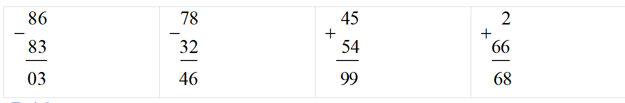 Đặt tính rồi tính.  86 – 83 (ảnh 1)