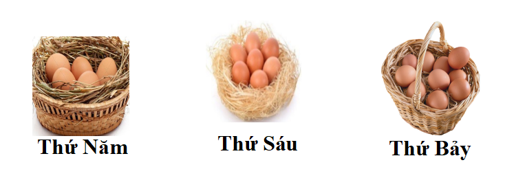 ... đàn gà nhà Hà đẻ được 10 quả trứng.       (ảnh 1)