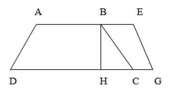 Một thửa ruộng hình thang có diện tích là 1155cm^2 và có đáy bé kém đáy lớn 33m. Người ta kéo dài đáy bé thêm 20 m và kéo dài đáy lớn thêm 5m về cùng một phía để được hình thang mới. Diện tích hình thang mối này bằng diện tích của một hình chữ nhật có chiều rộng là 30m và chiều dài là 51m. Hãy tính đáy bé, đáy lớn của thửa ruộng ban đầu. (ảnh 1)
