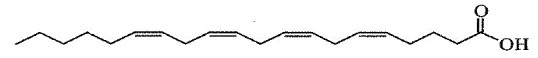  Linoleic acid là acid béo thiết yếu cần thiết nhất trong cơ thể người do có thể bị chuyển hoá tạo ra nhiều acid béo omega-6 khác như arachidonic acid, docosatetraenoic acid. Arachidonic acid chiếm khoảng 10 – 20% hàm lượng acid béo phospholipid trong cơ xương và có cấu tạo như sau:  Số nguyên tử hydrogen trong một phân tử arachidonic acid là (ảnh 1)