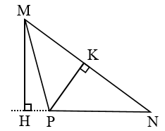 Chiều cao ứng với cạnh đáy MN là: (ảnh 1)