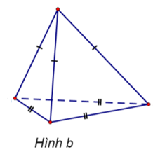 Cho các hình vẽ sau:  	 	 	  Trong những hình dưới đây, những hình nào là hình chóp tam giác đều? (ảnh 2)