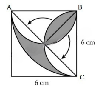 Tính diện tích phần tô đậm: (ảnh 2)