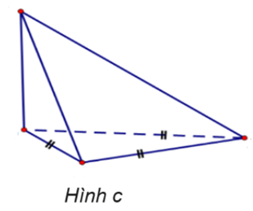 Cho các hình vẽ sau:  	 	 	  Trong những hình dưới đây, những hình nào là hình chóp tam giác đều? (ảnh 3)
