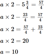 Tìm số tự nhiên a biết a × 2 -  (ảnh 1)