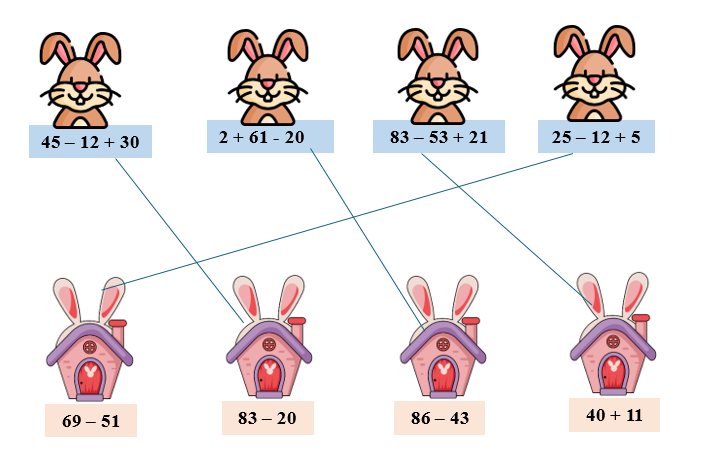 Nối các phép tính có cùng kết quả: (ảnh 2)