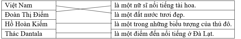 Nối chủ ngữ với vị ngữ tương ứng để tạo thành câu hoàn chỉnh. (ảnh 1)