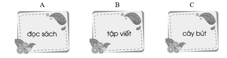 Đâu không phải là từ chỉ hoạt động học tập?  (ảnh 1)