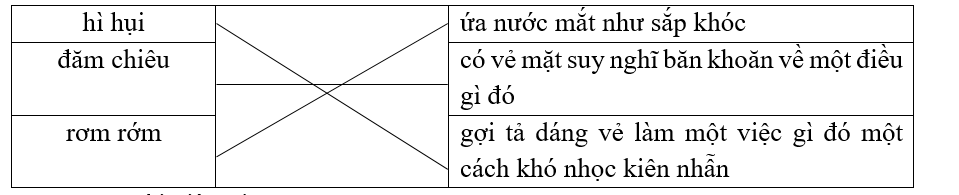 Nối từ với giải nghĩa phù hợp. (ảnh 1)