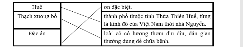 Nối từ ngữ với giải nghĩa thích hợp. (ảnh 1)