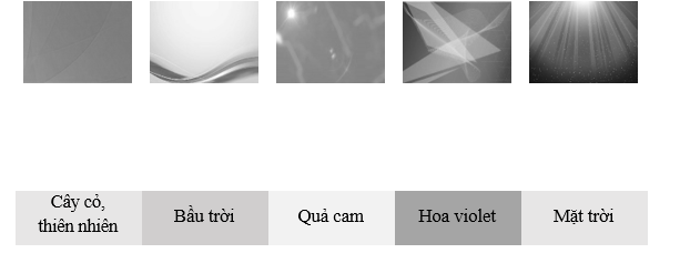Em hãy nối các màu với hình ảnh tượng trưng tương ứng: (ảnh 1)