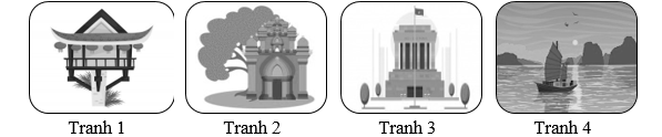 Em hãy quan sát tranh sau và viết tên địa điểm được nhắc đến trong tranh: (ảnh 1)