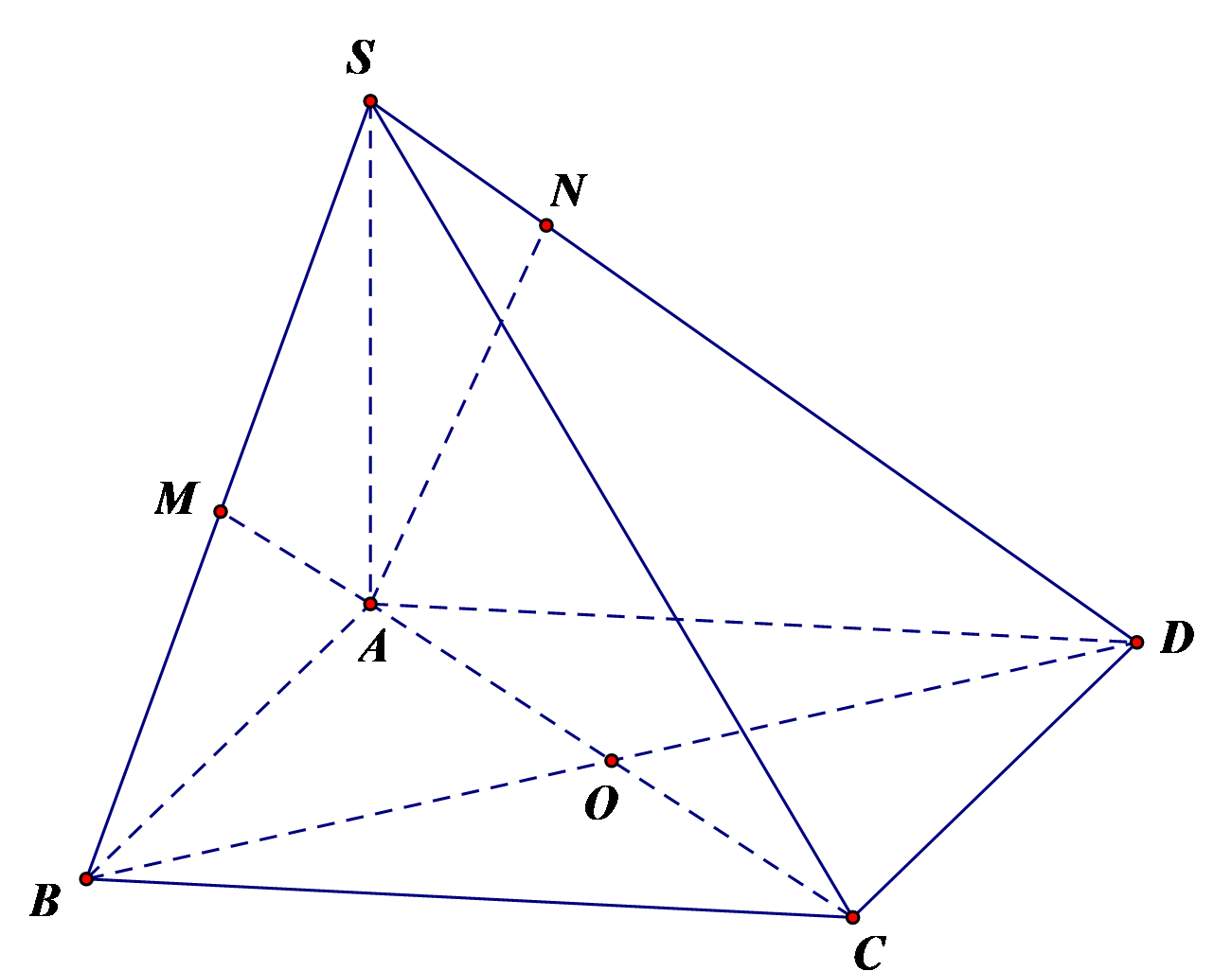 Khi đó:  a) BC ^ (SAC). (ảnh 1)