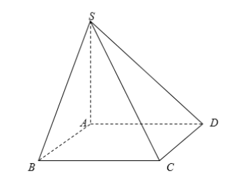 Cho hình chóp S.ABCD có đáy là hình vuông cạnh a và SA ^ (ABCD), SA = a. Khoảng cách từ S đến mặt phẳng (ABCD) là  	 (ảnh 1)