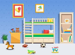 Quan sát tranh, em hãy tìm và viết tên 5 món đồ chơi.  (ảnh 1)