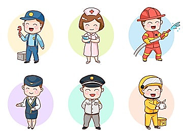 Tìm từ ngữ chỉ nghề nghiệp của những người được vẽ trong các tranh dưới đây: (ảnh 1)