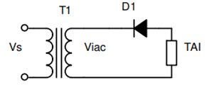 Trong sơ đồ tải R, diode D1 sẽ dẫn ở các thời điểm: (D) (ảnh 1)