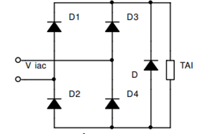 Trong sơ đồ tải R+L, diode D3 dẫn trong các thời điểm: (D) (ảnh 1)