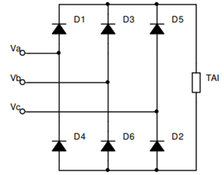 Trong sơ đồ sau, diode D1 dẫn cùng lúc với: (C) (ảnh 1)